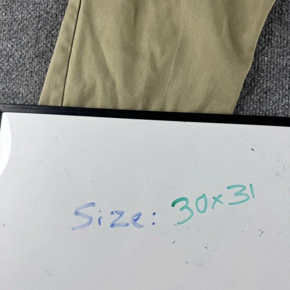 Dickies Pants Mens 30x31 Beige 874 Original Fit Straight Khaki Chino Workwear